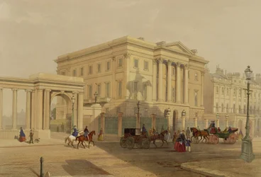 Das Äußere des Apsley House, 1853, von J. Dillon